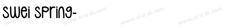 Swei Spring字体转换